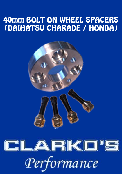 (Daihatsu Charade & Honda) Bolt on 40mm Wheel Spacer - WITH stud